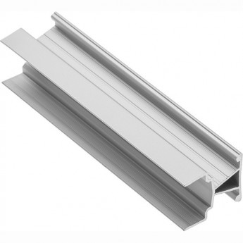Алюминиевый профиль GTV GLAX MINI PA-GLAXMNBDW3M-AL угловой накладной, узкий, двусторонний 3 м
