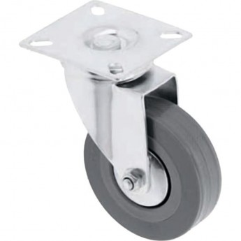 Колесо мебельное GREYROLL, серое, без стопора GTV KM-GREYROLL-50MM-BH Колесо мебельное GREYROLL, серое, без стопора GTV KM-GREYROLL-50MM-BH