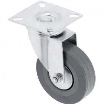 Колесо мебельное GREYROLL, серое, без стопора GTV KM-GREYROLL-75MM-BH Колесо мебельное GREYROLL, серое, без стопора GTV KM-GREYROLL-75MM-BH