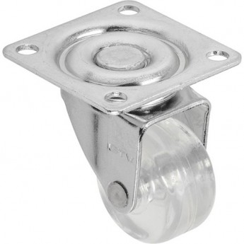 Колесо поворотное D-35мм прозрачное GTV KM-A035MM-00 Колесо поворотное D-35мм прозрачное GTV KM-A035MM-00