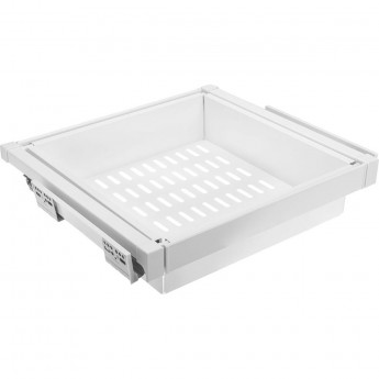 Корзина для белья перфорированная, белая, с доводчиком, полного выдвижения GTV WG-KOSZM60-10 Корзина для белья перфорированная, белая, с доводчиком, полного выдвижения GTV WG-KOSZM60-10