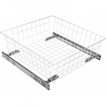 Корзина выдвижная с регулировкой 30, роликовая направляющая, белый GTV KO-SRPR200-30-10 Корзина выдвижная с регулировкой 30, роликовая направляющая, белый GTV KO-SRPR200-30-10