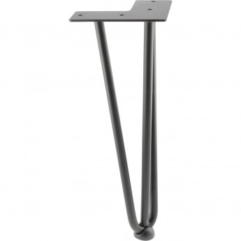 Ножка, цвет черный матовый, 3 прутка GTV NM-ARTO-10-3R304-20M Ножка, цвет черный матовый, 3 прутка GTV NM-ARTO-10-3R304-20M