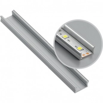 Профиль алюминиевый GLAX MINI накладной GTV PA-GLAXMNK3M-AL Профиль алюминиевый GLAX MINI накладной GTV PA-GLAXMNK3M-AL